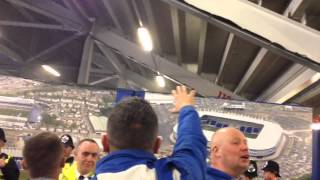 Cardiff Fans Chanting To Swansea Fans At CCS 31113 [upl. by Ilrebmyk133]