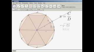 Finding Pi by Archimedes Method [upl. by Nandor24]