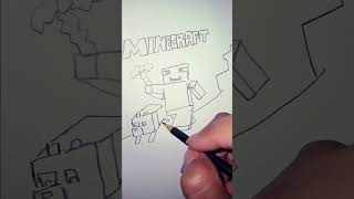 desenho do minecraft [upl. by Orhtej605]