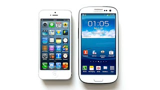 2012 iPhone 5 and Samsung Galaxy S3  The peak of the skeuomorphic design [upl. by Jade]