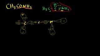 Orbital diagram of CH3CONH2 [upl. by Eita10]