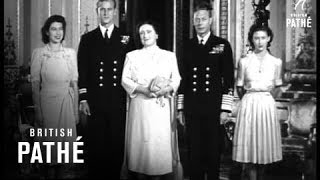 PreWedding Photos Of The Royal Family 1947 [upl. by Eneryt]