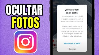 Cómo Ocultar Fotos en Instagram SIN BORRARLAS Solución [upl. by Cassandre]