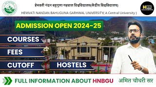 HNBGU Admission Open 2024 Courses Fees CUTOFF Hostels Hemwati Nandan Bahuguna Garhwal University [upl. by Aldred]