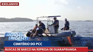 Polícia busca por cemitério do PCC na represa de Guarapiranga  Brasil Urgente [upl. by Samara]