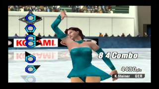 ESPN International Winter Sports Gamecube  Figure Skating  5585 Points [upl. by Nazay815]