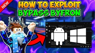 NEW How To Exploit in 2024  BYFRON BYPASS  PC Roblox Script Executor [upl. by Kcirdderf410]