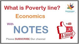 What is poverty line  Economics [upl. by Ennairod]