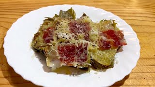 Flores de alcachofa con jamón ¡en 15 minutos  Cocina Fácil [upl. by Lorenzo]