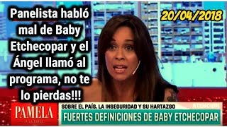 UNA PANELISTA CRITICABA A BABY ETCHECOPAR Y MIRA LO QUE PASÓ [upl. by Yhtrod]