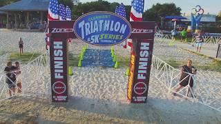 Clermont Sprint Triathlon amp 5K Series 2  Rockn the USA [upl. by Chemash135]