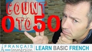 French NUMBERS 150 CountingChiffresNombres  FUN Learn Basic French with Funny French Lessons [upl. by Atiuqes]