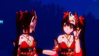 Sparkle Stay Tiktok Dance【Honkai Star Rail MMD】 honkaistarrail hsr mmd sparkle mihoyo 花火 [upl. by Ainad]