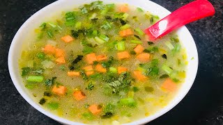 Barley Soup Recipe  Barley Vegetable Soup  Healthy Soup  Teluginti vanta [upl. by Lauder]