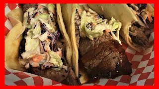 Texas Style BBQ Brisket Taco Recipe [upl. by Kahle]