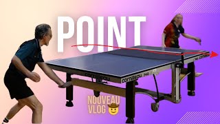 🏓Ce match de tennis de table avait bien commencé 🤠  Contre une jeune cadette à 840 points [upl. by Wilfreda]