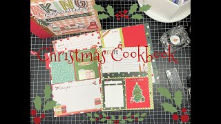 Simple Stories Christmas Cookbook letscreate whatsonyourdesk [upl. by Sutelc513]