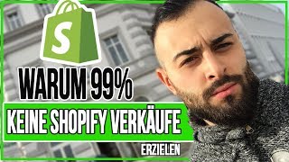 Warum 99 der Shopify Shops keine Verkäufe erzielen 3 FEHLER die du unbedingt vermeiden musst [upl. by Oaoj]