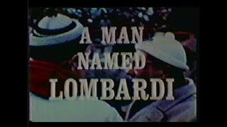 A Man Named Lombardi  1971 Vince Lombardi Documentary NFLs Green Bay Packers [upl. by Ammamaria]