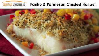 Panko amp Parmesan Crusted Halibut [upl. by Oicangi]