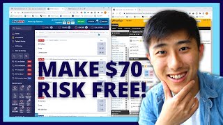 Make 70 Risk Free Sports Betting  Matched Betting Tutorial 2023 [upl. by Hazlett]