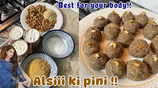 2024 Alsiii ki Pinni  Best For Body Pains  Period Issues Must Try Recipe In Winter’s [upl. by Ridgley158]