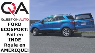 2018 Ford Ecosport Petite MOTEUR 10 et taille de bébé  Revue complète [upl. by Chem]