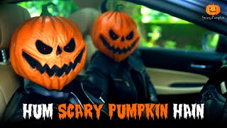 Hum Scary Pumpkin Hain  Scary Pumpkin Face Reveal  Halloween Song  Shraddha Shetye  Vijay Shetye [upl. by Noraed]