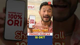 Belanja 100 ORI di Promo Puncak 10 Oktober Shopee 1010 Brands Festival  Gratis Ongkir RP0 [upl. by Duane]