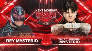 Rey Mysterio vs quotDirtyquot Dominik Mysterio Raw Jul 1 2024 [upl. by Ys]