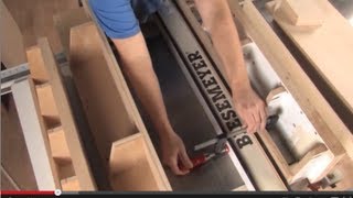 The Table Saw Fence Making a Tall Fence and Cutting Rabbets [upl. by Rebmac136]