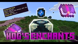 Hogs Enchants Update  Minecraft addon [upl. by Winny]