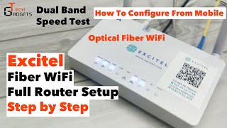 Excitel Optical Fiber WiFi  Full Router Setup  Step by Step  Speed Test  All you need to know [upl. by Hazmah]