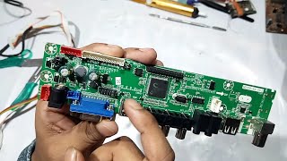 How to install universal LCD LED board full details [upl. by Latrena]