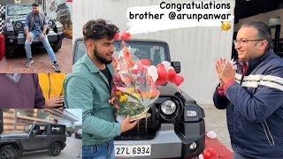 एक गाँव में 2 THAR😍 congratulations brotherArunPanwarx 😎 [upl. by Theressa]