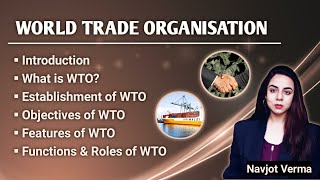 WTO  Functions  Objectives  Features  World Trade Organisation  GATT  TRIPS [upl. by Norword]