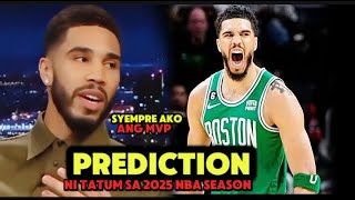 Nagbigay ng PREDIKSYON Si Jayson Tatum Boston vs Dallas Daw MAGREREMATCH Sa NBA Finals [upl. by Aronos414]