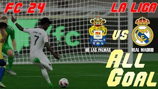 FC 24  2425 La Liga  Simulation  Las Palmas vs Real Madrid  All Goals [upl. by Erme]