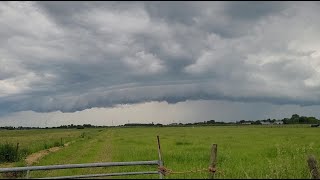 Timelapse Shelfcloud bij Zetten  26 mei 2024 [upl. by Hairahcaz]