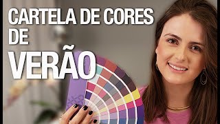 Cartelas de Verão como combinar as cores  Análise de Coloração [upl. by Aoh]