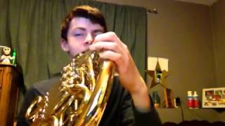 The SUPERMAN THEME SONG ON FRENCH HORN [upl. by Sharon516]