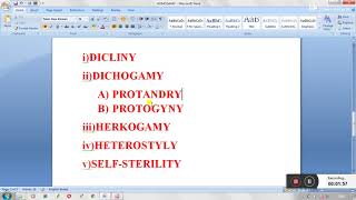 DICLINY DICHOGAMY PROTANDRY PROTOGYNY HERKOGAMYHETEROSTYLY SELF STERILITY CLASS12ll NEET [upl. by Nirihs]