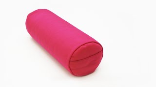 How to make a bolster  yoga pillow [upl. by Navillus]