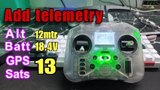 How To Setup Telemetry In Any Edge TX or RadioMaster Pocket II By Budget FPV radiomasterinavdrone [upl. by Aniad]