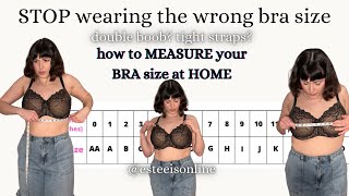 how to measure your bra size at home [upl. by Nataniel]