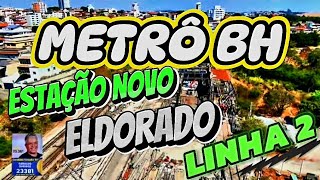 METRO BH DESMONTANDO GALPÃO MANUTENÇÃO LINHA 2 BAIRRO ELDORADO CONTAGEM MINAS GERAIS [upl. by Kjersti79]