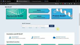 Exemple doutils dalignement multiple local  BLAST [upl. by Werdnaed]