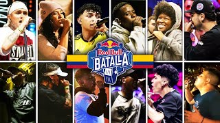 TODOS LOS 16 CLASIFICADOS  FINAL NACIONAL RED BULL BATALLA COLOMBIA 2024 [upl. by Hannover]