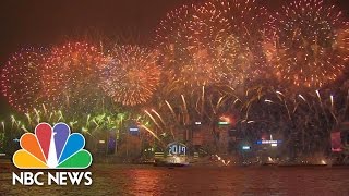 New Year Celebrations Around the World in 2 Minutes  NBC News [upl. by Eudo]