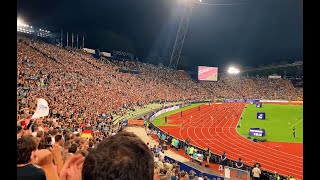 Home Crowd ERUPTS as Germany Wins 4x100 Relay  European Championships Munich 2022  Staffel München [upl. by Mctyre75]